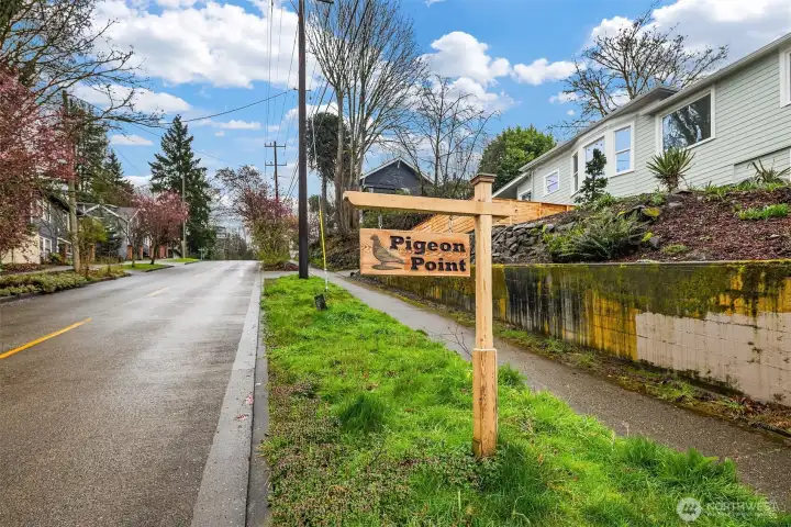 Some neighborhoods announce themselves loudly. Pigeon Point does not. Tucked atop the most northeastern outlook in West Seattle, this quietly beloved enclave feels more like a discovery than a destination—lush, eclectic, neighborly, and wonderfully unbothered by the rush of the city around it. Perched high above the street within this hidden-gem community is a one-level contemporary home that captures everything people love about living here: privacy, views, greenery, connection, and easy access to both downtown Seattle and the best of West Seattle.