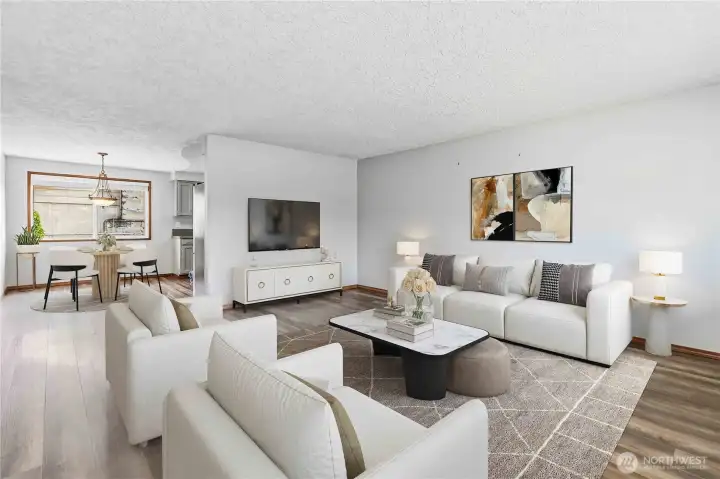 Front Living Room-Virtually Staged