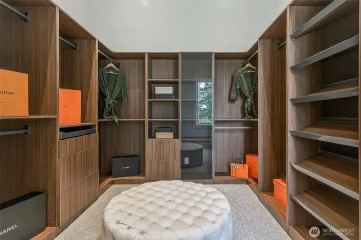 Custom walk in closet