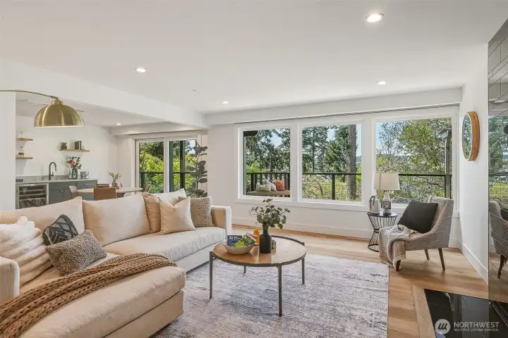 Theater room wired for black out shades