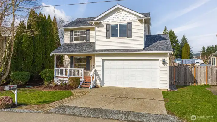 A large 2-car garage with storage and work space, New Roof, New Gutters, New Insulation & Vapor Barrier. New Furnace, Newer A/C, New front & rear decks. Quality built home which is virtually all new! Welcome Home.