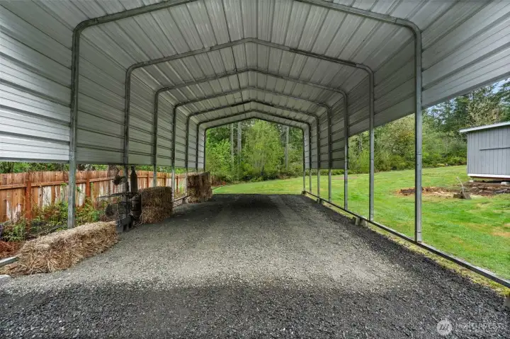 Bring the boat and the RV! This property is fully equipped for the outdoor enthusiast, featuring dedicated, covered parking to keep your prized investments protected from the elements year-round