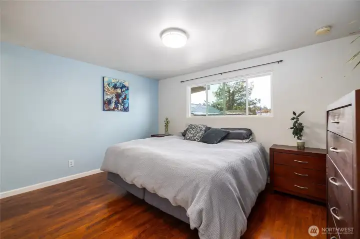Primary suite with room.