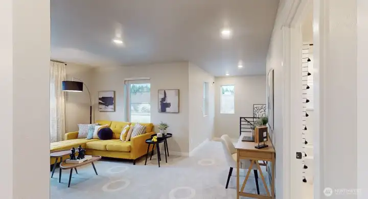 Photo is of a 2070 model home in another KB Home location; options and colors may vary based on your selections and may include options and features that are not reflected in the list price. Depictions of home, layout, location or other features/options, colors and color scheme, materials, fixtures, etc. are for showing purposes only and may not be included in the purchase price and availability may vary. Photo is of a 2070 model home in another KB Home location; options and colors may vary based on your selections and may include options and features that are not reflected in the list price. Depictions of home, layout, location or other features/options, colors and color scheme, materials, fixtures, etc. are for showing purposes only and may not be included in the purchase price and availability may vary.