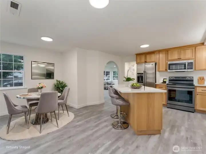 kitchen virtual staging
