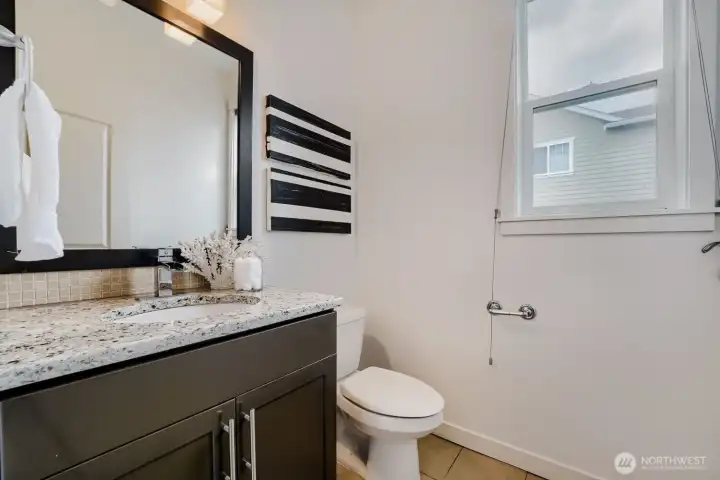 1/2 bath
