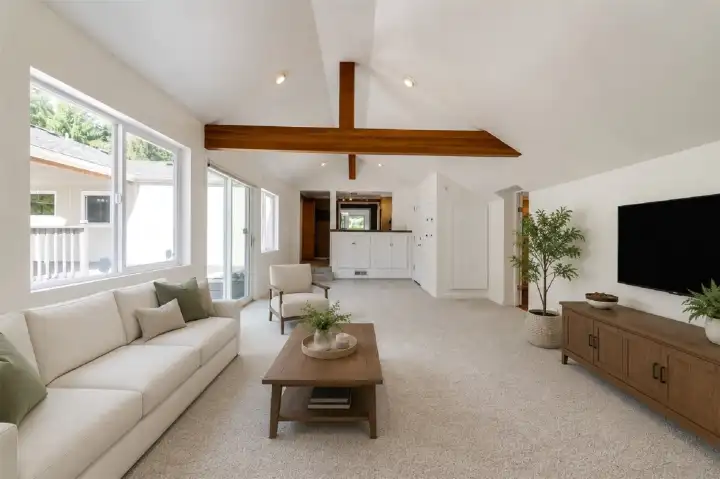 Virtually Staged Family Room. Virtually Staged Family Room.