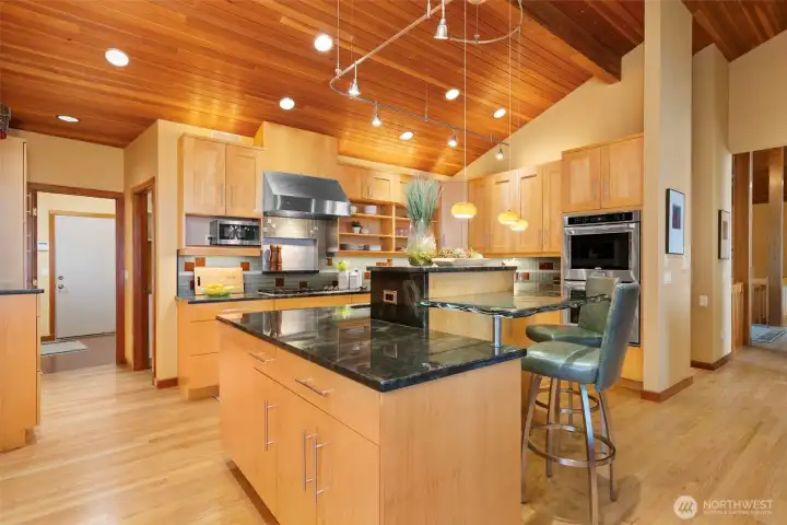 Chef's dream kitchen with granite countertops Chef's dream kitchen with granite countertops