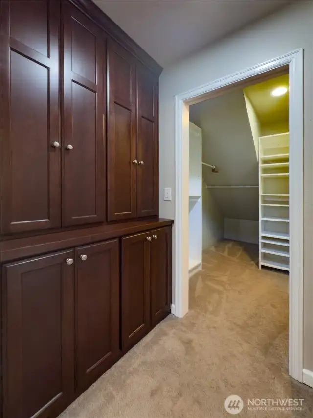 Primary walk in closet