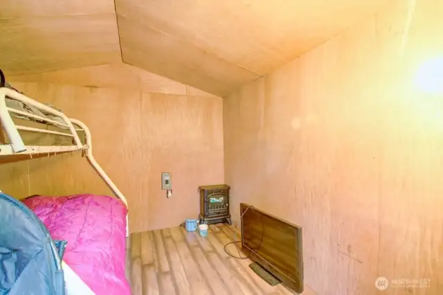 Inside of shed