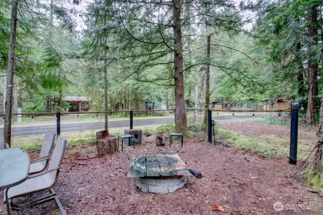 Enjoy a firepit and smores