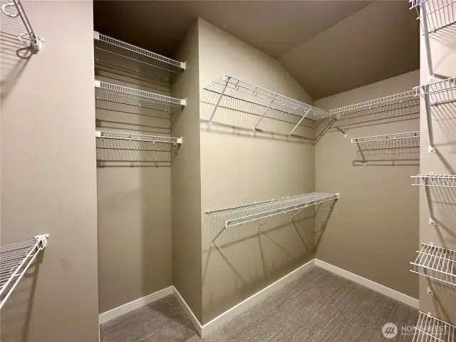 Primary walk-in closet