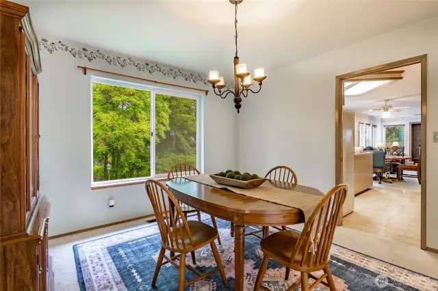 Formal Dining Room with access to the Kitchen