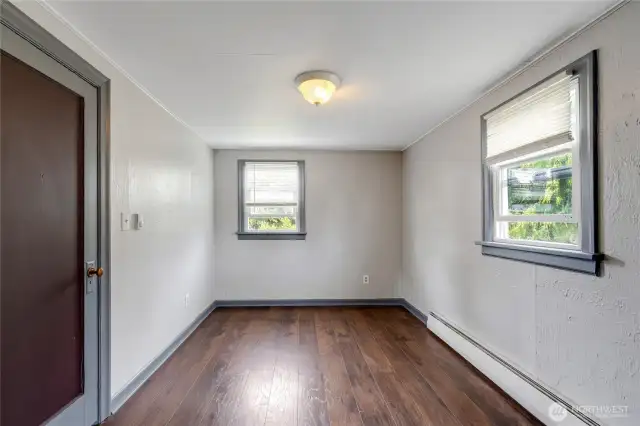 Bedroom in detached dwelling unity.