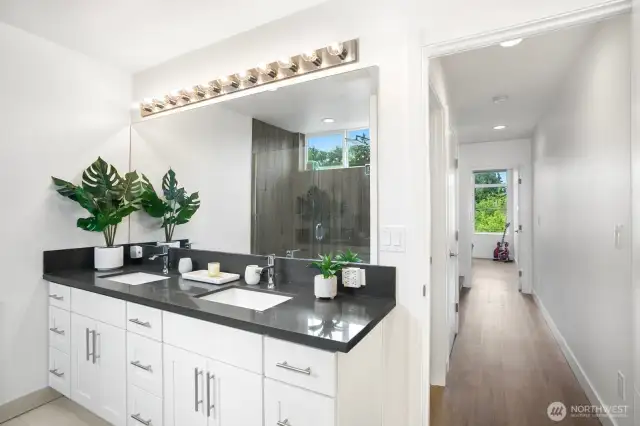Primary suite bathroom