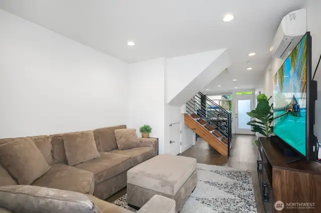 Living room to kitchen