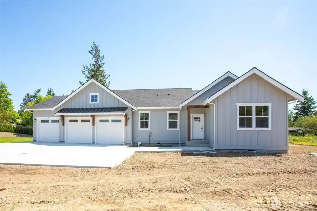 Landscaping to be included with home