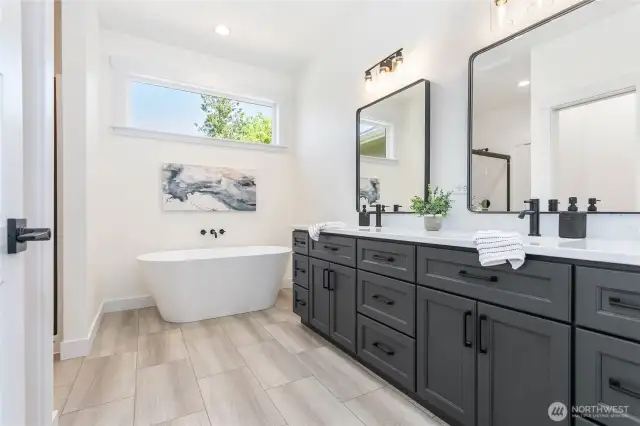 Beautiful primary bathroom