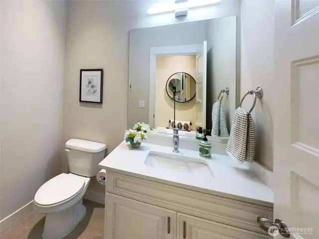 Hall half bath
