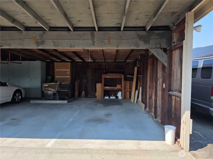 Your own assigned carport. And there is open parking in any uncovered parking spots.