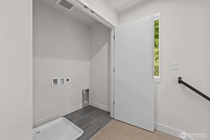 Large laundry closet