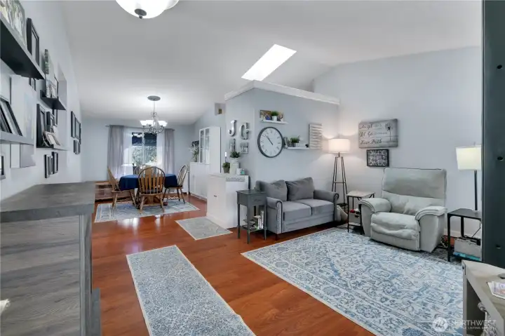 Front living room with lots of light from front window.