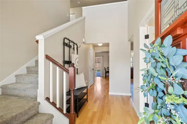 Grand entry way welcomes you home