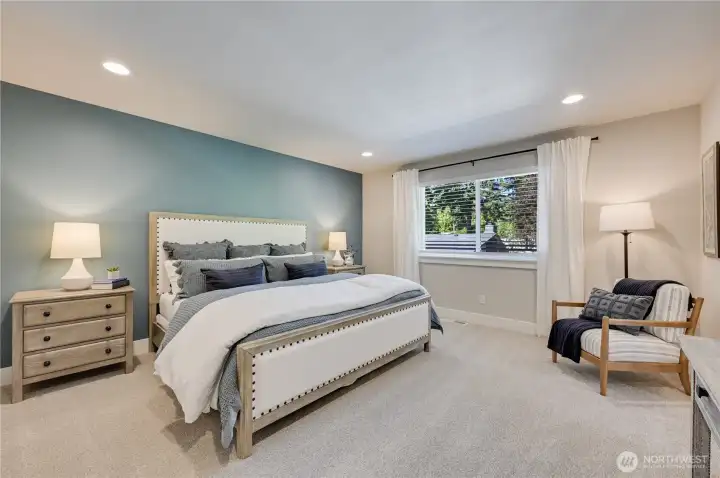 Photos of furnished model home on Lot 18 of same plan. No two homes are alike. Color selections and details will vary. Ask for details