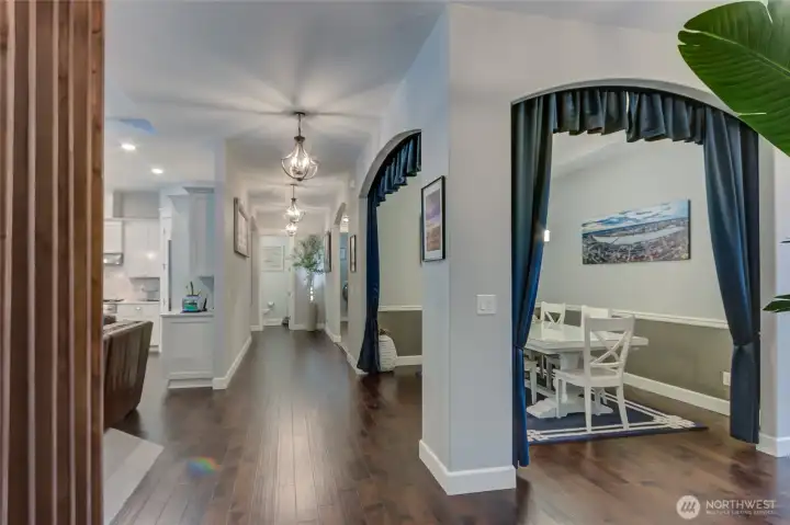 Open concept formal dining