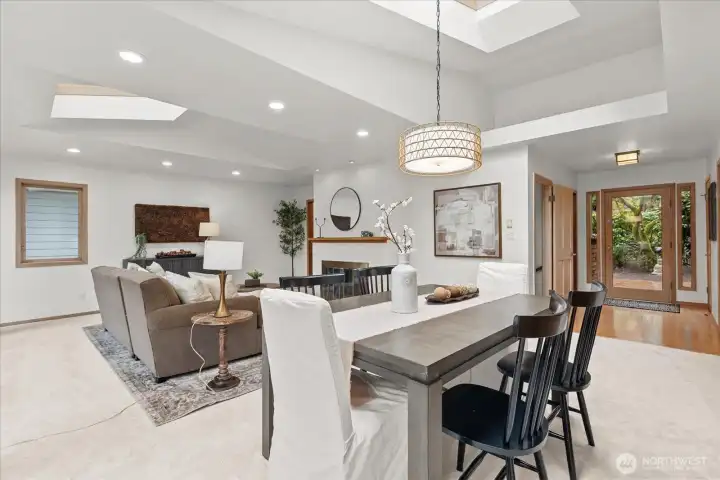 Looking toward front door