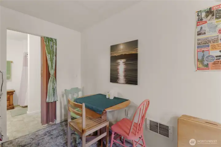 studio apartment in garage