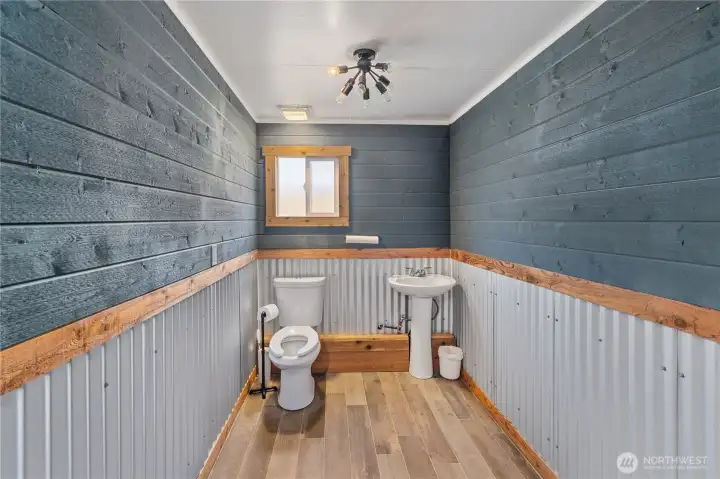 1/2 bath on main level