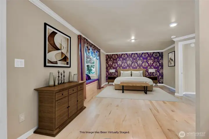 Same view of the primary with virtual staging.