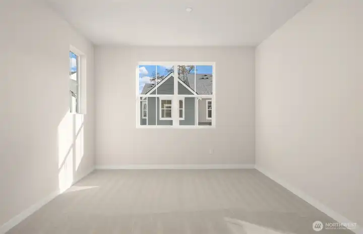 Secondary bedroom #2 is similar in size to the primary! Similar home shown. Secondary bedroom #2 is similar in size to the primary! Similar home shown.