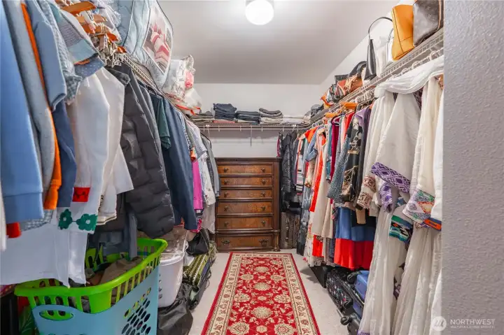 Primary closet