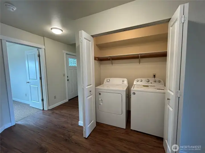 Laundry area downstairs