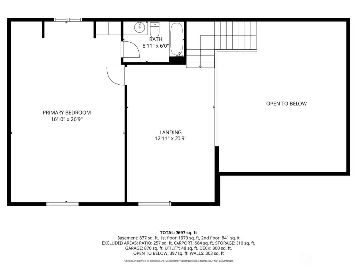 2nd Level - Primary Suite and Loft