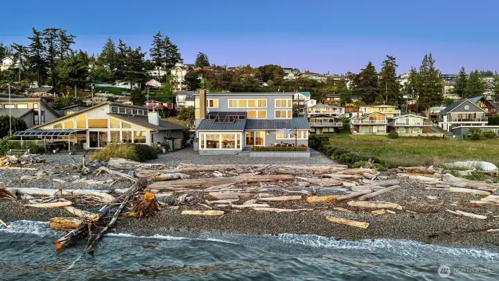 Coveted Madrona Beach west facing level walk-out waterfront estate being offered for the first time ever. Coveted Madrona Beach west facing level walk-out waterfront estate being offered for the first time ever.