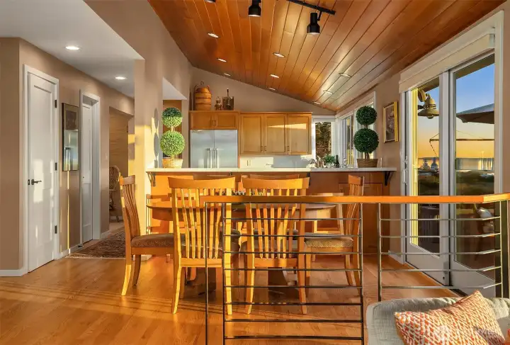Dedicated dining area with additional living room space that allows for easy entertaining. Dedicated dining area with additional living room space that allows for easy entertaining.