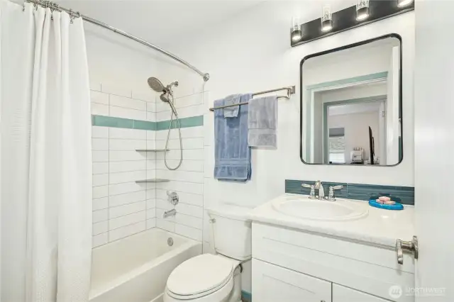 Updated hall bath
