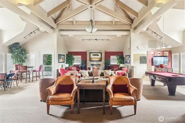 Inside the clubhouse