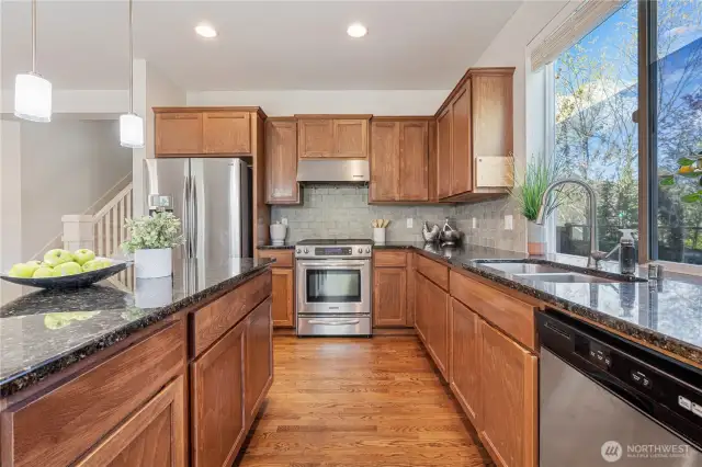 Hardwood Kitchen Cabinet