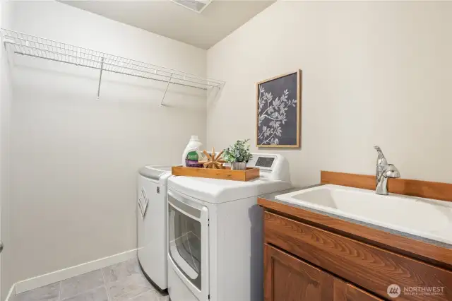 Laundry Room with Deep Sink
