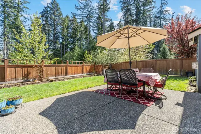 Larger Corner Lot back to the green,  create private oasis,