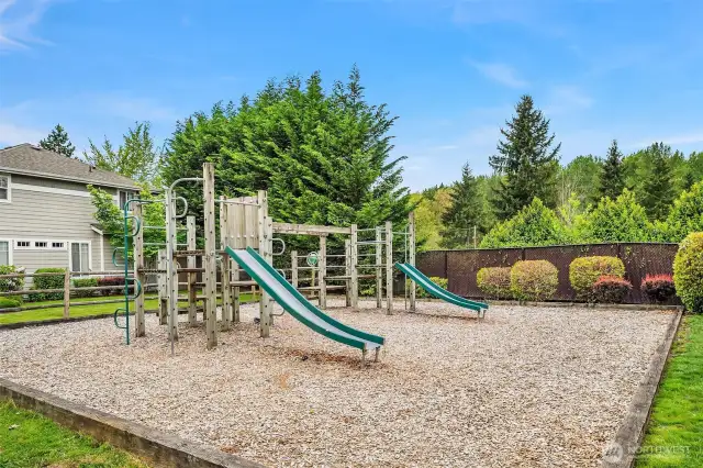 The Molasses Creek Community offers a well-maintained playground and other amenities.