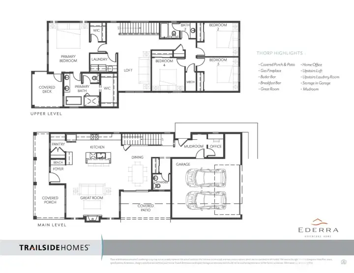 As the newest PNW master-planned community, enjoy 200+ acres of open space, trails & the Coal Trax Mt Bike Park. Soaring ceilings in the great roommake each day worthy of celebration & open floorplan appeals to entertaining. Covered deck & patio. Southern-facing homesites range from the mid600s- 900ks. Enjoy a variety of innovative & distinctive new home options with the best all-season recreation just moments away! Built for the future,indulge in a retreat just 90-min to Seattle. Plans and elevations are artist’s renderings only, may not accurately represent the actual condition of a home asconstructed and may also contain options and upgrades which are not included in the sale. Trailside Homes reserves the right to make changes to the floorplan, specifications, dimensions, design and elevations without prior notice. Stated dimensions and square footage are estimated and should not be usedas representations of the home’s actual size.