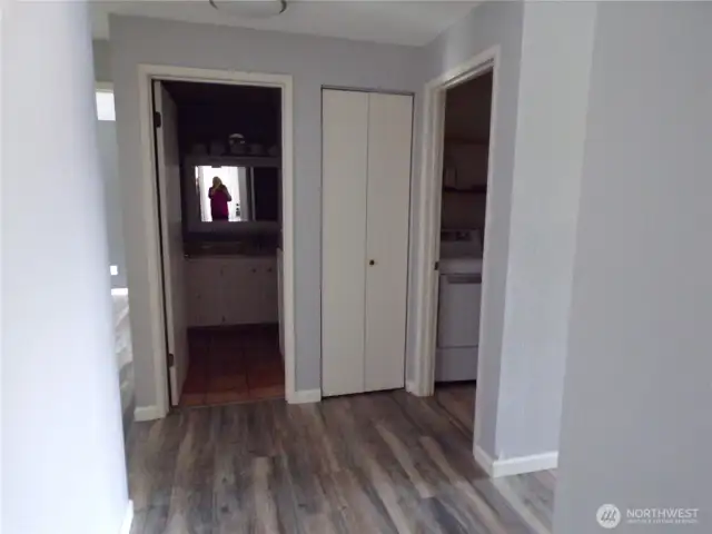 hall closet and linen closet