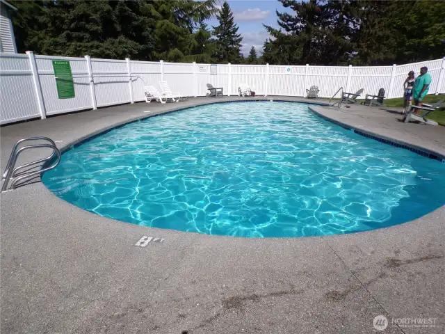 Pool already open! Sauna room