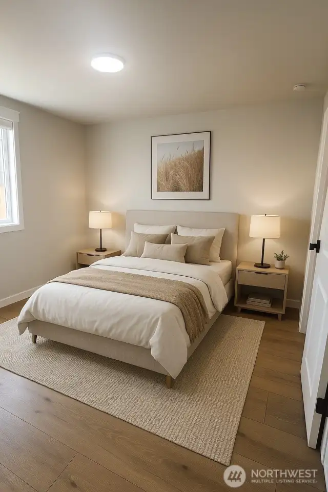 Master Bedroom virtually staged