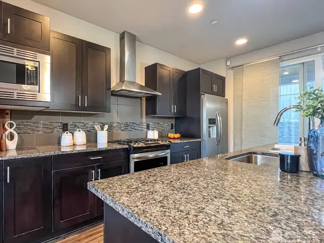Beautiful granite countertops